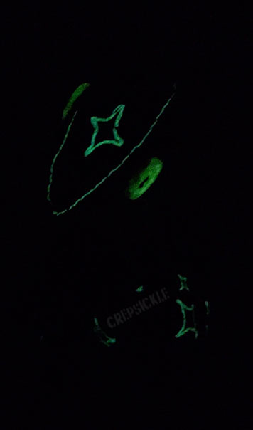 A glowing stary creature outline