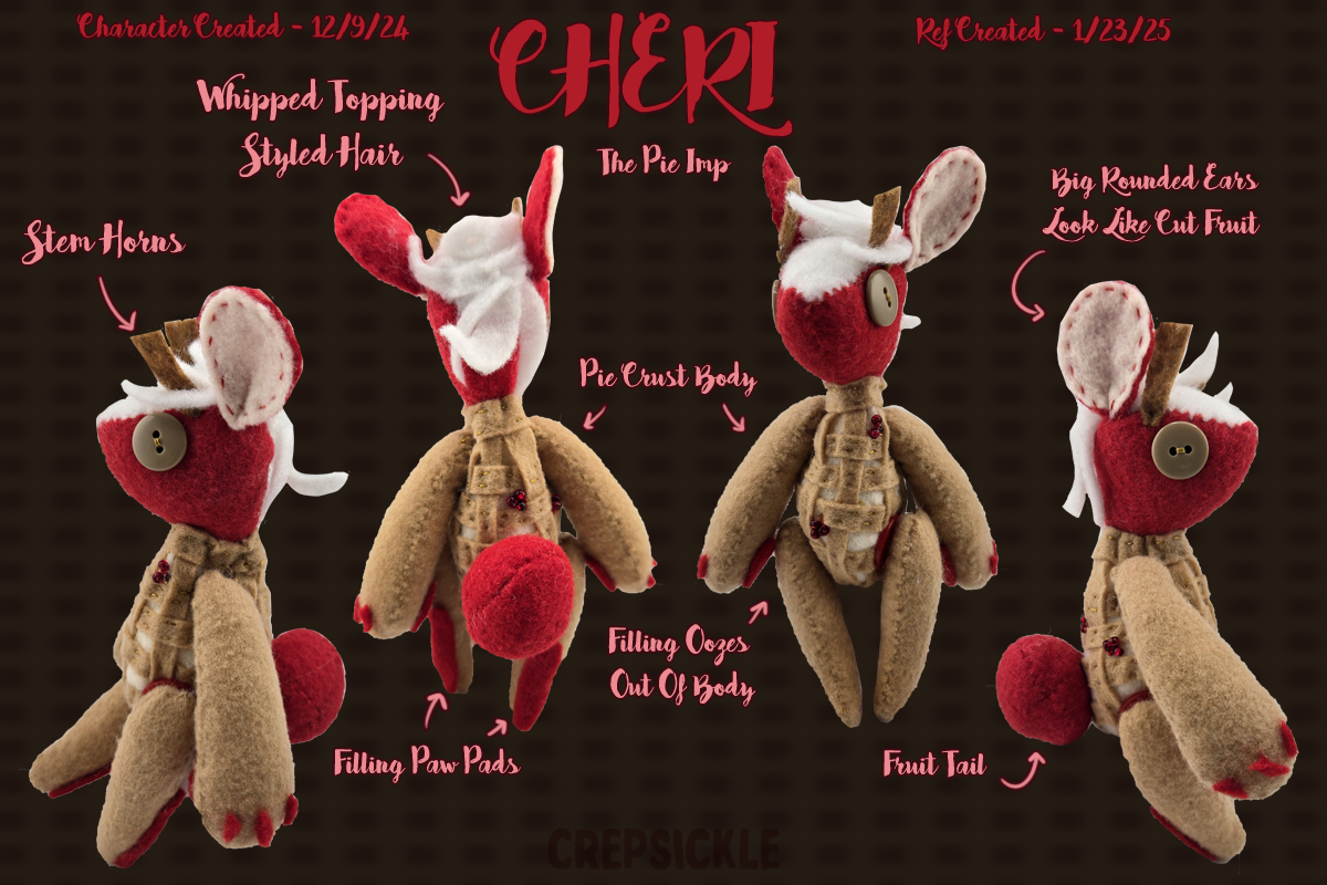 A cherry pie imp reference sheet